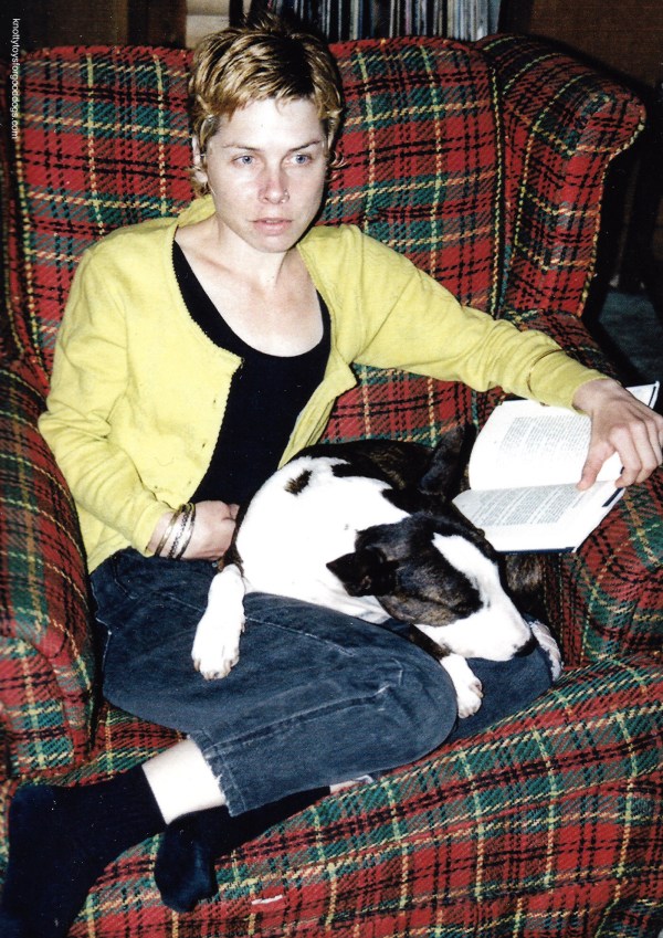 J. & Chelsea on a chair together